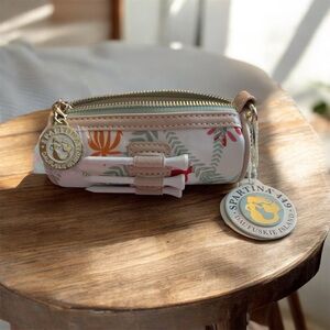 Spartina 449 Tropical Print Golf Ball Holder with Tees